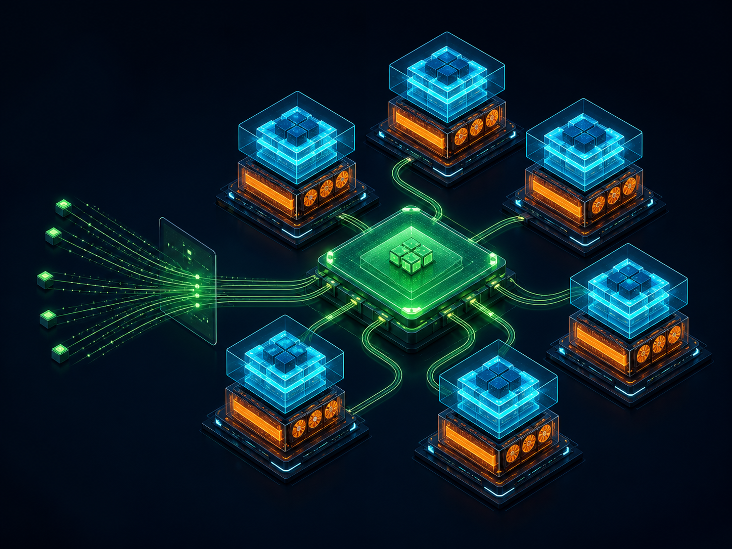 Abstract Kubernetes inference fleet managed by llm-d